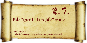 Mágori Trajánusz névjegykártya